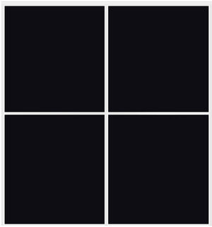Custom Sliding White Aluminum Doors - Style 02 - 2 doors - Black Glass - Doors and Beyond