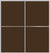 Custom Sliding Aluminum Doors - Style 02 - 2 doors  - Brown Glass