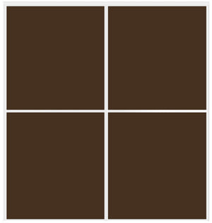 Custom Sliding White Aluminum Doors - Style 02 - 2 doors - Brown Glass - Doors and Beyond