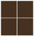 Custom Sliding White Aluminum Doors - Style 02 - 2 doors  - Brown Glass