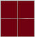 Custom Sliding Aluminum Doors - Style 02 - 2 doors  - Burgundy Glass