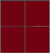 Custom Sliding Black Aluminum Doors - Style 02 - 2 doors  - Burgundy Glass