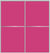 Custom Sliding Aluminum Doors - Style 02 - 2 doors  - Pink Glass