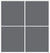 Custom Sliding White Aluminum Doors - Style 02 - 2 doors  - Silver Gray Glass
