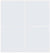 Custom Sliding White Aluminum Doors - Style 02 - 2 doors  - White Glass