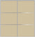 Custom Sliding Aluminum Doors - Style 03 - 2 doors  - Beige Glass