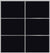 Custom Sliding Aluminum Doors - Style 03 - 2 doors  - Black Glass