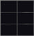Custom Sliding Black Aluminum Doors - Style 03 - 2 doors  - Black Glass