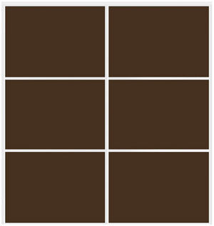 Custom Sliding White Aluminum Doors - Style 03 - 2 doors - Brown Glass - Doors and Beyond