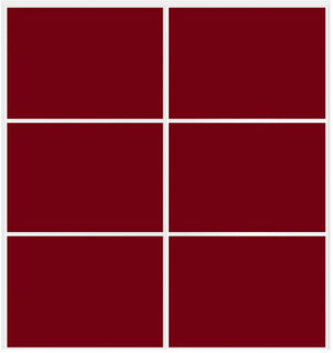 Custom Sliding White Aluminum Doors - Style 03 - 2 doors - Burgundy Glass - Doors and Beyond