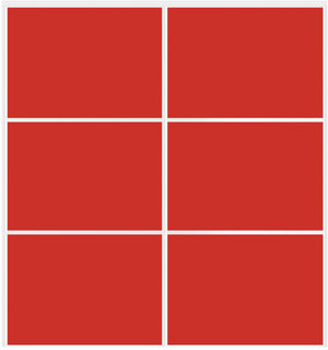 Custom Sliding White Aluminum Doors - Style 03 - 2 doors - Light Red Glass - Doors and Beyond