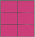 Custom Sliding Black Aluminum Doors - Style 03 - 2 doors  - Pink Glass