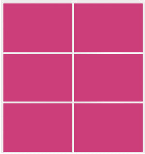Custom Sliding White Aluminum Doors - Style 03 - 2 doors  - Pink Glass - Doors and Beyond