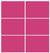 Custom Sliding White Aluminum Doors - Style 03 - 2 doors  - Pink Glass