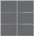 Custom Sliding Aluminum Doors - Style 03 - 2 doors  - Silver Gray Glass