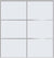 Custom Sliding Aluminum Doors - Style 03 - 2 doors  - White Glass