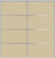 Custom Sliding Aluminum Doors - Style 04 - 2 doors  - Beige Glass