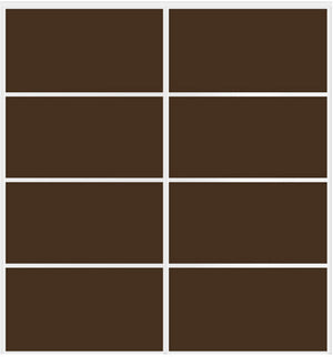 Custom Sliding White Aluminum Doors - Style 04 - 2 doors - Brown Glass - Doors and Beyond