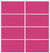Custom Sliding White Aluminum Doors - Style 04 - 2 doors  - Pink Glass