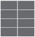Custom Sliding White Aluminum Doors - Style 04 - 2 doors  - Silver Gray Glass
