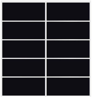 Custom Sliding White Aluminum Doors - Style 05 - 2 doors - Black Glass - Doors and Beyond
