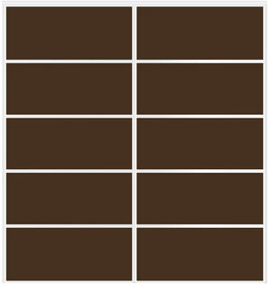 Custom Sliding White Aluminum Doors - Style 05 - 2 doors - Brown Glass - Doors and Beyond