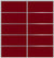 Custom Sliding Aluminum Doors - Style 05 - 2 doors  - Burgundy Glass