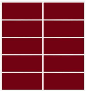 Custom Sliding White Aluminum Doors - Style 05 - 2 doors - Burgundy Glass - Doors and Beyond