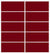 Custom Sliding White Aluminum Doors - Style 05 - 2 doors  - Burgundy Glass