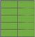 Custom Sliding Black Aluminum Doors - Style 05 - 2 doors  - Lime Green Glass