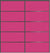 Custom Sliding Black Aluminum Doors - Style 05 - 2 doors  - Pink Glass