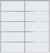 Custom Sliding Aluminum Doors - Style 05 - 2 doors  - White Glass