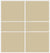 Custom Sliding White Aluminum Doors - Style 06 - 2 doors  - Beige Glass