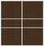Custom Sliding White Aluminum Doors - Style 06 - 2 doors  - Brown Glass