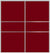Custom Sliding Aluminum Doors - Style 06 - 2 doors  - Burgundy Glass