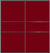 Custom Sliding Black Aluminum Doors - Style 06 - 2 doors  - Burgundy Glass