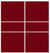 Custom Sliding White Aluminum Doors - Style 06 - 2 doors  - Burgundy Glass