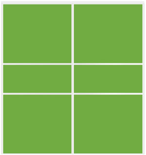 Custom Sliding White Aluminum Doors - Style 06 - 2 doors - Lime Green Glass - Doors and Beyond