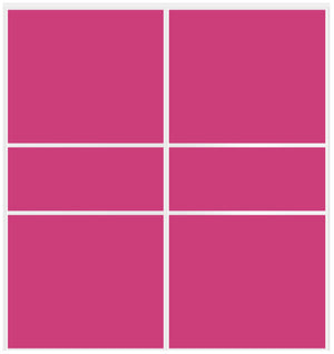 Custom Sliding White Aluminum Doors - Style 06 - 2 doors  - Pink Glass - Doors and Beyond