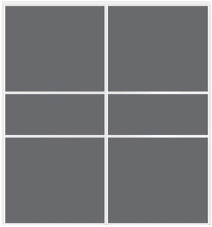 Custom Sliding White Aluminum Doors - Style 06 - 2 doors - Silver Gray Glass - Doors and Beyond