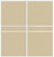 Custom Sliding White Aluminum Doors - Style 07 - 2 doors  - Beige Glass