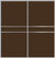 Custom Sliding Aluminum Doors - Style 07 - 2 doors  - Brown Glass