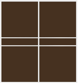 Custom Sliding White Aluminum Doors - Style 07 - 2 doors - Brown Glass - Doors and Beyond
