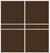 Custom Sliding White Aluminum Doors - Style 07 - 2 doors  - Brown Glass