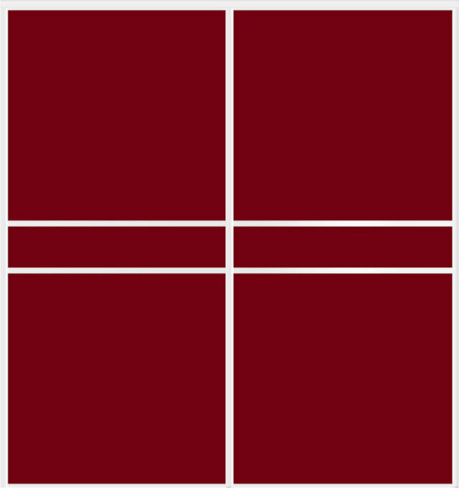 Custom Sliding White Aluminum Doors - Style 07 - 2 doors - Burgundy Glass - Doors and Beyond