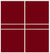 Custom Sliding White Aluminum Doors - Style 07 - 2 doors  - Burgundy Glass