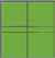 Custom Sliding Black Aluminum Doors - Style 07 - 2 doors  - Lime Green Glass