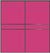 Custom Sliding Black Aluminum Doors - Style 07 - 2 doors  - Pink Glass