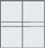 Custom Sliding Black Aluminum Doors - Style 07 - 2 doors  - White Glass
