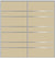 Custom Sliding Aluminum Doors - Style 09 - 2 doors  - Beige Glass